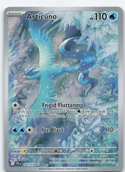 Articuno 161/159 Illustration Rare Holo SV09: Journey Together NM Pokemon - Image 1