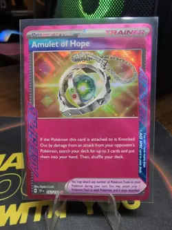 Pokemon TCG Amulet of Hope 162/191 Ace Spec Holo Surging Sparks - Image 1