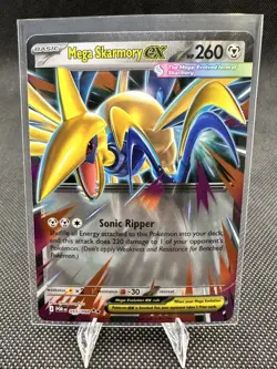 Mega Skarmory ex 55/88 ME03: Perfect Order RR NM English Pokemon - Image 1
