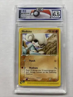 2003 Pokemon Meditite #37 HGC 6.5 (sb1) - Image 1