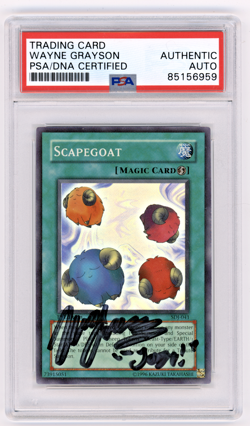PSA Signed Wayne Grayson Scapegoat SDJ-041 Unlimited Super Rare - Image 1