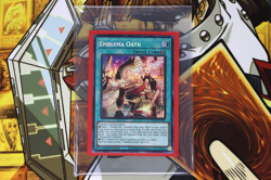 YuGiOh Spell Emblema Oath MP24-EN146 1st Edition Prismatic Secret Rare - Image 1