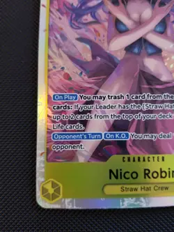 Nico Robin EB03-055 SR One Piece Heroines English NM - Image 4