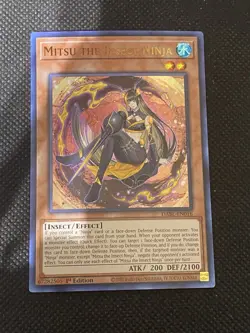 YuGiOh! - Mitsu The Insect Ninja DABL-EN016 Ultra Rare 1st Edition Near Mint - Image 1