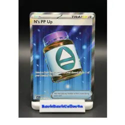Pokemon N's PP Up Trainer-Item Full Art Foil Rare Card 262/217 ASC - Image 1