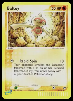 Pokemon Card - Baltoy Sandstorm 32/100 Uncommon Reverse Holo - Image 1