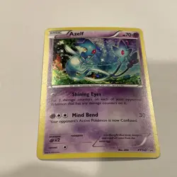 Azelf HOLO RARE XY142 Black Star Promo Pokemon Card NM 2016 - Image 3