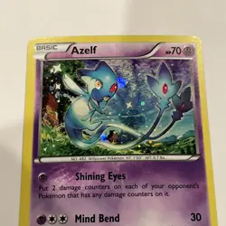Azelf HOLO RARE XY142 Black Star Promo Pokemon Card NM 2016 - Image 4
