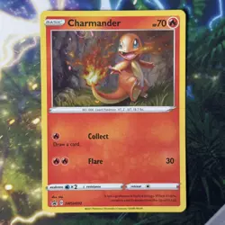 Pokemon Card | Charmander SWSH092 Holo HD Swirl SWSH Black Star Promo - Image 1