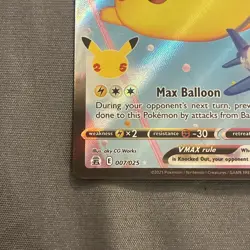 Flying Pikachu VMAX 007/025 Celebrations Ultra Rare Pokemon Card - Image 5