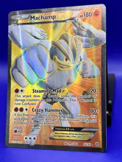 Pokemon Card XY Ancient Origins Holo Full Art Machamp EX 90/98 Ultra Rare NM - Image 2