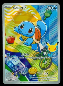 Pokemon SQUIRTLE MEP 039 Ascended Heroes - 1st Partner FULL ART PROMO - Card A - Image 1