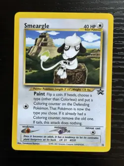 Pokemon Card - Smeargle #32 - Black Star Promo - Near Mint - Image 1