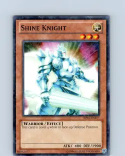 Yu-Gi-Oh TCG Shine Knight BP01-EN217 Unlimited Starfoil Rare Card NM - Image 1