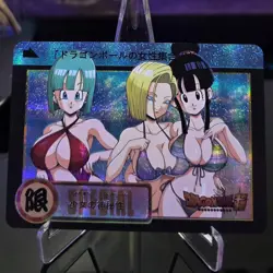 Dragon Ball Bulma Android 18 Chi Chi Special - Gauze - ACG Waifu Anime Card - Image 1