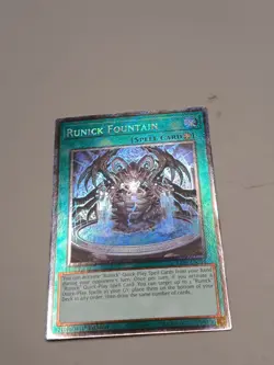 Yugioh! Runick Fountain - RA04-EN296 - Platinum Secret Rare - 1st Edition NM - Image 2