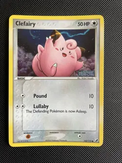 NEAR MINT - Clefairy 53/115 - Reverse Holo - Ex Unseen Forces - Pokemon card - Image 1