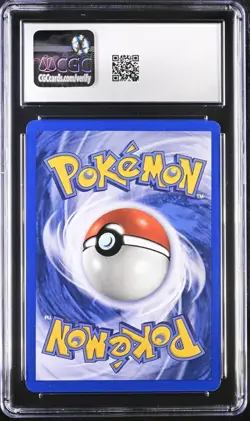 CGC 8 NM/MINT Mewtwo 10/130 Base Set 2 Holo Pokemon Card - SWIRL! - Image 2