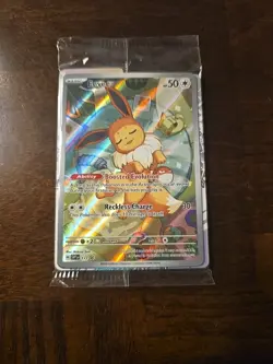Pokemon Eevee TCG Prismatic Holo Promo Card 173 Factory Sealed - Image 3