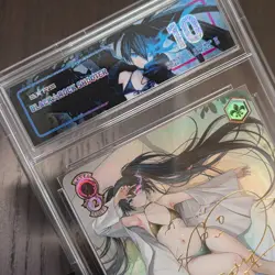 Black Rock Shooter | BRS Swimsuit Ver | Slab Card | Custom ACG Holo Card - Image 2