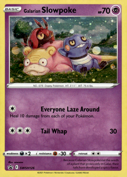 Galarian Slowpoke Holo Promo SWSH: Sword & Shield Promo Cards SWSH126 NM - Image 1