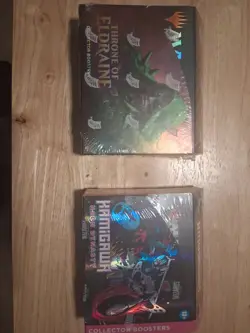 MTG Throne of Eldaine Collector Booster Box And 1 Other!!! New Sealed - Image 1
