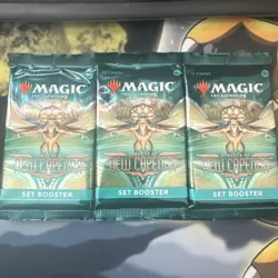 Magic The Gathering Streets Of New Capenna Set Booster Packs Set Of 3 - Image 1
