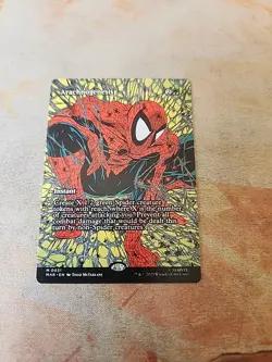 Arachnogenesis Borderless Marvel's Spider-Man MTG NM - Image 1