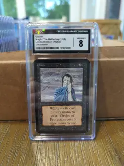 Gloom Magic The Gathering 1993 Limited Edition Alpha CGC 8 NM/Mint - Image 1