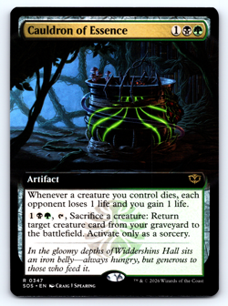 Cauldron of Essence Extended Art - Secrets of Strixhaven - MTG - Image 1