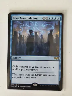 MTG - Sorcery - Mass Manipulation - Ravnica Allegiance - 042/259 - Rare - Image 1