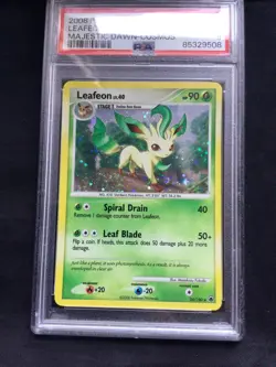 Pokemon Cards: Majestic Dawn Cosmos Holo: Leafeon 24/100 PSA 9 - Image 2