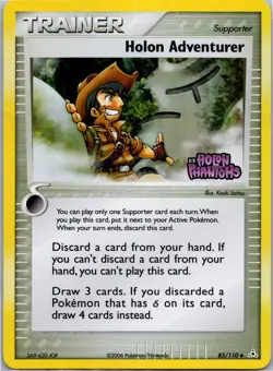 Holon Adventurer Uncommon Holon Phantoms Stamped 85/110 Pokemon Card MP - Image 1