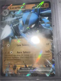 Pokemon Lucario EX SVP EN 017 Holo Promo 260 HP Stage 1 Prize Pack Card - Image 1