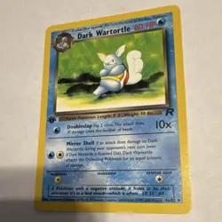 Pokemon Dark Wartortle Team Rocket 46/82 Rare 1st Edition Regular 60HP English - Image 1