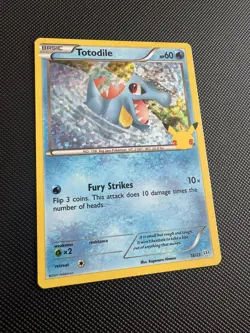 Pokemon Totodile 18/25 McDonald’s Promo Holo NM - Image 2
