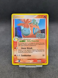 Pokemon Camerupt EX Crystal Guardians 3/100 Reverse Holo Holo Rare LP-NM - Image 1