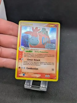 Pokemon Camerupt EX Crystal Guardians 3/100 Reverse Holo Holo Rare LP-NM - Image 3