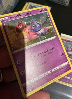 Pokemon TCG - Galarian Slowpoke SWSH126 - Black Star Promo - Holo Rare w/ SWIRL - Image 1