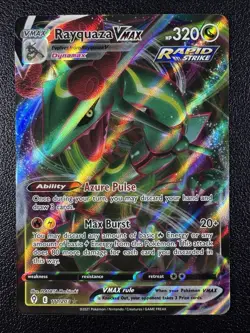 Pokemon Rayquaza VMAX Ultra Rare Full Art Holo 111/203 Evolving Skies - Image 1