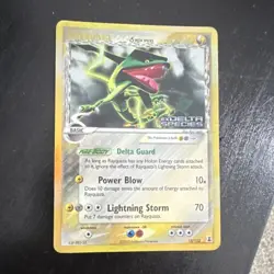 Pokemon Rayquaza EX 13/113 Holo Rare Reverse Delta Species STAMPED 2005 90 HP - Image 1