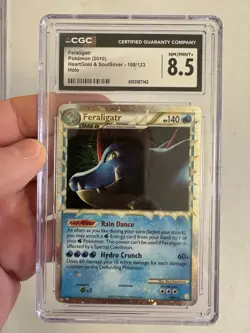 2010 Pokemon - Feraligatr Holo Ultra Rare Prime - HG & SS 108/123 CGG 8.5 NM-MT+ - Image 1