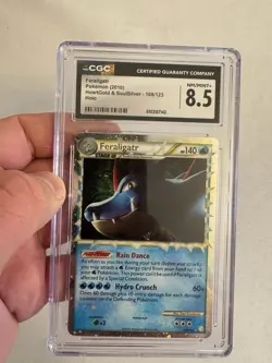 2010 Pokemon - Feraligatr Holo Ultra Rare Prime - HG & SS 108/123 CGG 8.5 NM-MT+ - Image 3