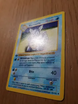 Pokemon Wartortle 1st Edition Base Set Shadowless Vintage - Wotc - Image 3