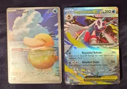 Pokemon TCG Psyduck IR 226/217 & Mega Froslass Ex 47 Ascended Heroes PACK FRESH - Image 1