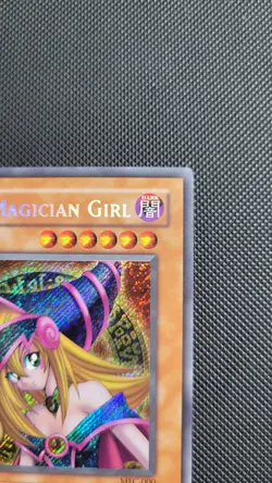 2003 Yu-Gi-Oh! Dark Magician Girl MFC-000 Secret RARE Magician Force Unlimited - Image 3