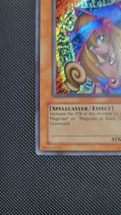 2003 Yu-Gi-Oh! Dark Magician Girl MFC-000 Secret RARE Magician Force Unlimited - Image 4