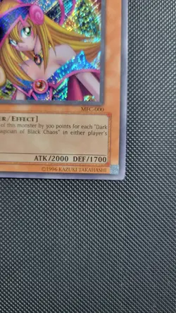 2003 Yu-Gi-Oh! Dark Magician Girl MFC-000 Secret RARE Magician Force Unlimited - Image 5