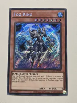 Fog King LODT-EN098 EURO Secret Rare Yugioh Light of Destruction Unlimited Mint - Image 1