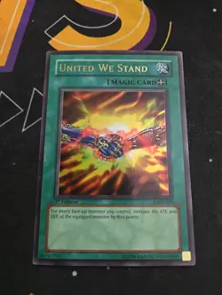 Yugioh United We Stand LON-049 1st Edition LP Clean - Image 1